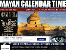 Tablet Screenshot of mayan-calendar.org