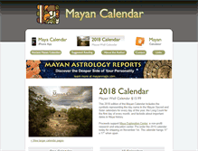 Tablet Screenshot of mayan-calendar.com